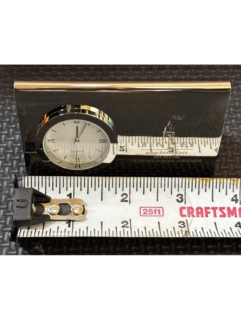 Bentley College McCallum Graduate School Of Business Desk Clock Card Holder